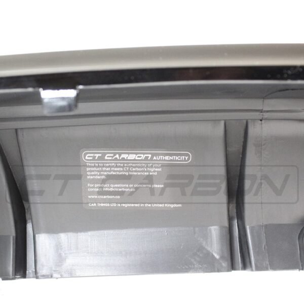 BMW 2 SERIES F22/F23 GLOSS BLACK TWIN EXHAUST DIFFUSER - MP STYLE - BLAK BY CT CARBON - Image 13