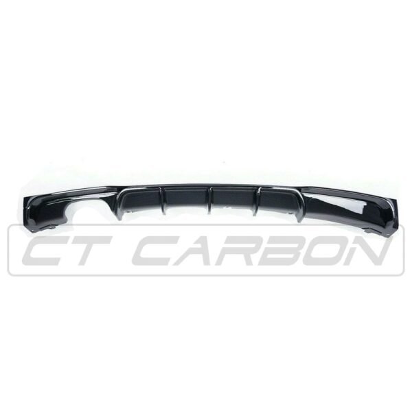 BMW 3 SERIES F30/F31 GLOSS BLACK LEFT EXHAUST DIFFUSER - MP STYLE - BLAK BY CT CARBON - Image 5