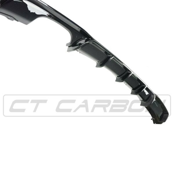 BMW 3 SERIES F30/F31 GLOSS BLACK LEFT EXHAUST DIFFUSER - MP STYLE - BLAK BY CT CARBON - Image 6