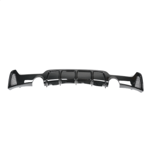 BMW 4 Series F32/F33/F36 Gloss Black Dual Exit Exhaust Diffuser - BLAK BY CT CARBON