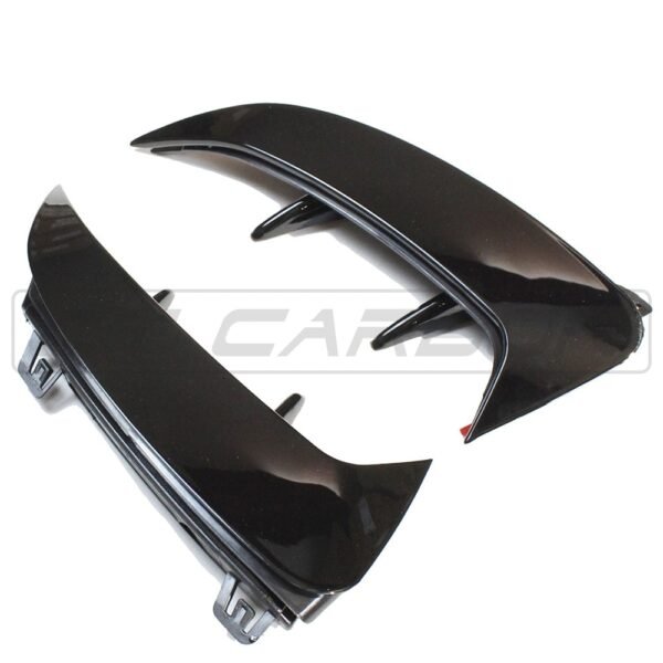 MERCEDES A-CLASS A35 W177 2018+ GLOSS BLACK REAR BUMPER CORNERS - Image 8