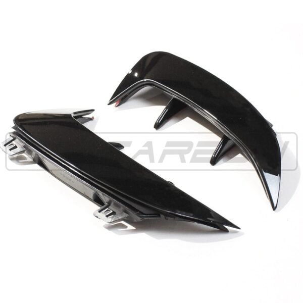 MERCEDES A-CLASS A35 W177 2018+ GLOSS BLACK REAR BUMPER CORNERS - Image 7