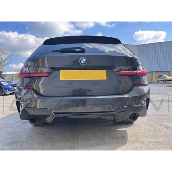 BMW 3 SERIES G20 GLOSS BLACK FULL KIT (ROUND EXHAUST) - MP STYLE - BLAK BY CT CARBON - Image 4