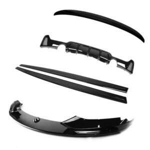 BMW 4 SERIES F36 GLOSS BLACK FULL KIT (DUAL EXHAUST) - MP STYLE - BLAK BY CT CARBON