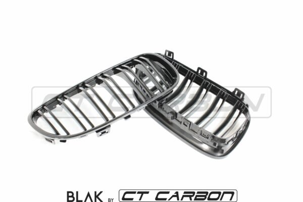 BMW 3 SERIES E92 & E93 LCI DOUBLE SLAT BLACK GRILLES - BLAK BY CT CARBON - Image 9