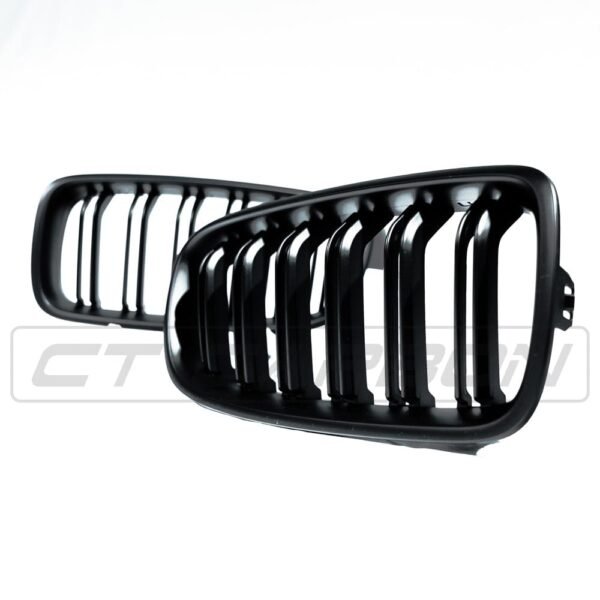 BMW 3 SERIES F30/F31 MATTE BLACK DOUBLE SLAT GRILLES - Image 4