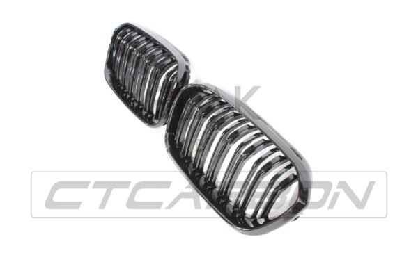 BMW F20 1 SERIES LCI DOUBLE SLAT GLOSS BLACK GRILLES - Image 6