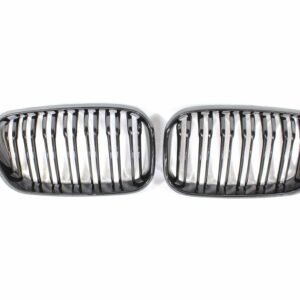 BMW F20 1 SERIES LCI DOUBLE SLAT GLOSS BLACK GRILLES