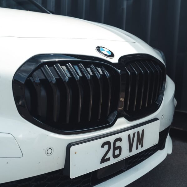BMW F40 1 SERIES GLOSS BLACK SINGLE SLAT GRILLE - BLAK BY CT CARBON - Image 11