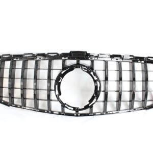 MERCEDES W205 C CLASS 2014-2018 BLACK GRILLE (WITHOUT CAMERA) - BLAK BY CT CARBON