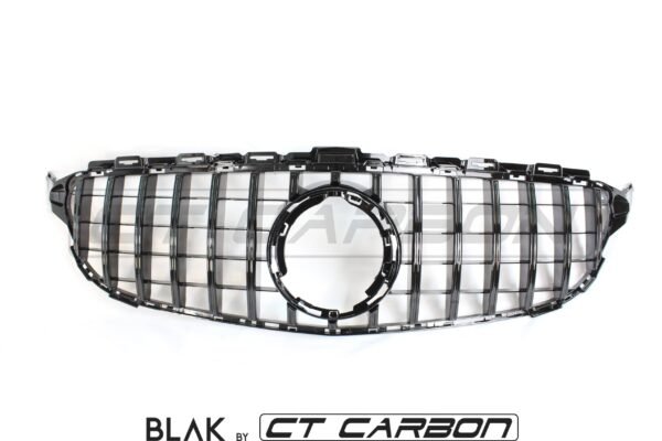MERCEDES W205 C63 AMG 2014-2018 AMG GT BLACK GRILLE (WITHOUT CAMERA) - Image 3