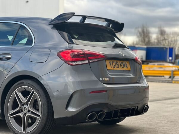 MERCEDES A-CLASS W177 2018-CURRENT GLOSS BLACK SPOILER - WING - Image 3