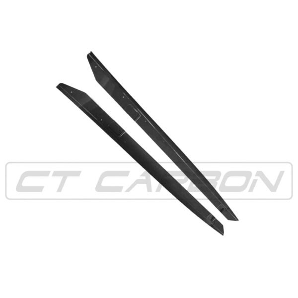 BMW 2 SERIES F22/F23 GLOSS BLACK SIDE SKIRTS - MP STYLE - BLAK BY CT CARBON - Image 3