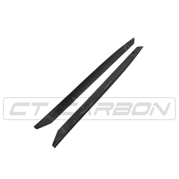 BMW 2 SERIES F22/F23 GLOSS BLACK SIDE SKIRTS - MP STYLE - BLAK BY CT CARBON - Image 5