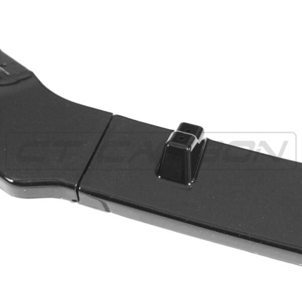 VOLKSWAGEN POLO MK6 2017-2020 GLOSS BLACK SPLITTER - Image 9