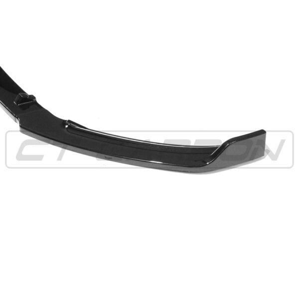 VOLKSWAGEN POLO MK6 2017-2020 GLOSS BLACK SPLITTER - Image 7