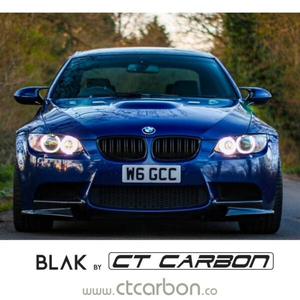 BMW M3 / 3 SERIES E92/E93 DOUBLE SLAT BLACK GRILLES - BLAK BY CT CARBON - Image 2