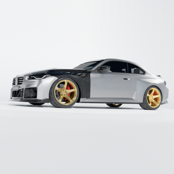 BMW G87 M2 CARBON FIBRE FRONT FENDERS/WINGS - CT DESIGN - Image 4