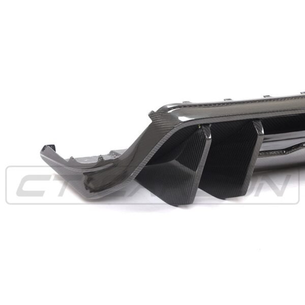 AUDI R8 V10 GEN 2 CARBON FIBRE DIFFUSER - V STYLE - Image 6