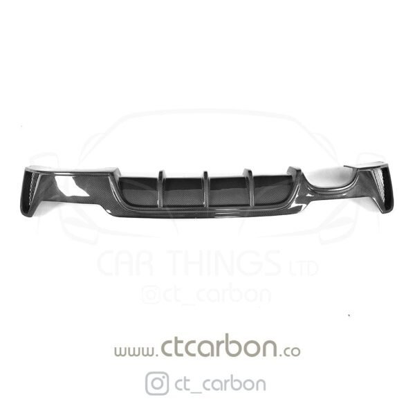 BMW F32, F33 & F36 4 SERIES CARBON FIBRE DIFFUSER - MP STYLE - TWIN EXHAUST - Image 7