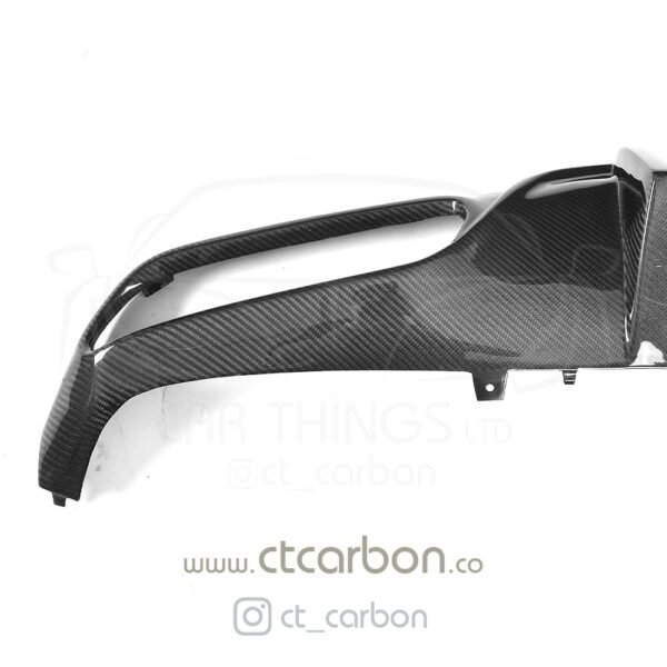 MERCEDES W205 C63 & C63 COUPE 2DR CARBON DIFFUSER - OEM+ CT STYLE - Image 13