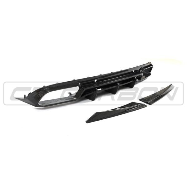 MERCEDES W205 C63 FACELIFT COUPE/CONVERTIBLE 2DR CARBON FIBRE DIFFUSER - CT DESIGN - Image 6