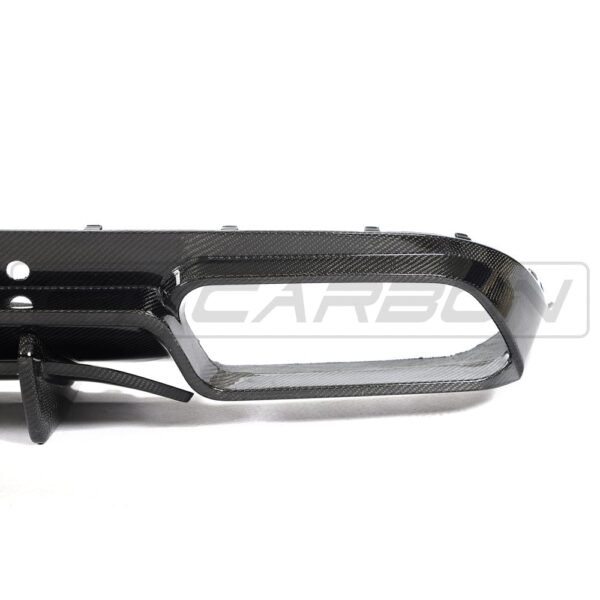 MERCEDES W205 C63 FACELIFT COUPE/CONVERTIBLE 2DR CARBON FIBRE DIFFUSER - CT DESIGN - Image 7
