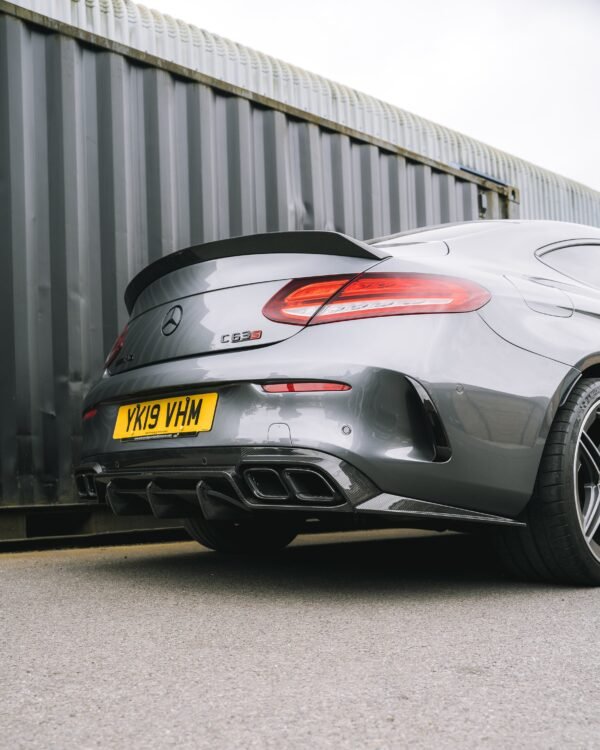MERCEDES W205 C63 FACELIFT COUPE/CONVERTIBLE 2DR CARBON FIBRE DIFFUSER - CT DESIGN - Image 2