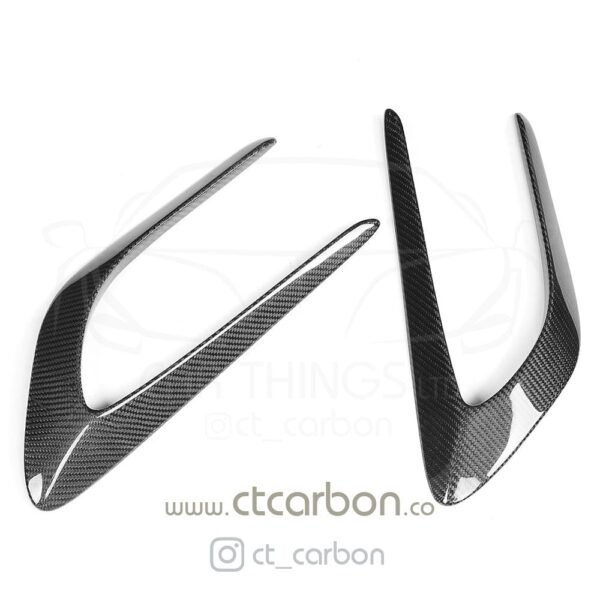 MERCEDES C63/C63S W205 COUPE CARBON FIBRE WING TRIMS - Image 5