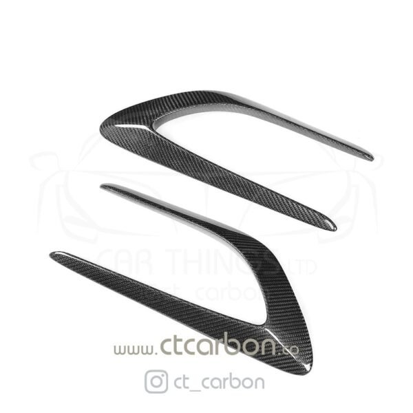 MERCEDES C63/C63S W205 COUPE CARBON FIBRE WING TRIMS - Image 4