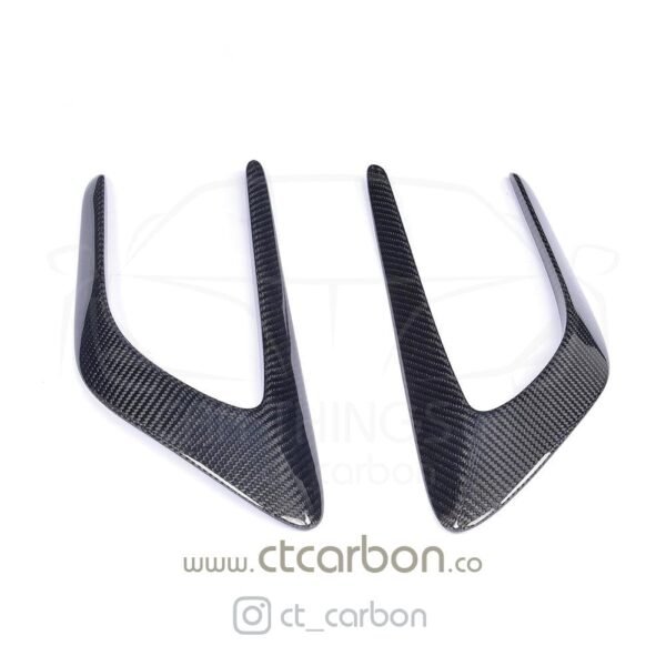 MERCEDES C63/C63S W205 COUPE CARBON FIBRE WING TRIMS - Image 7