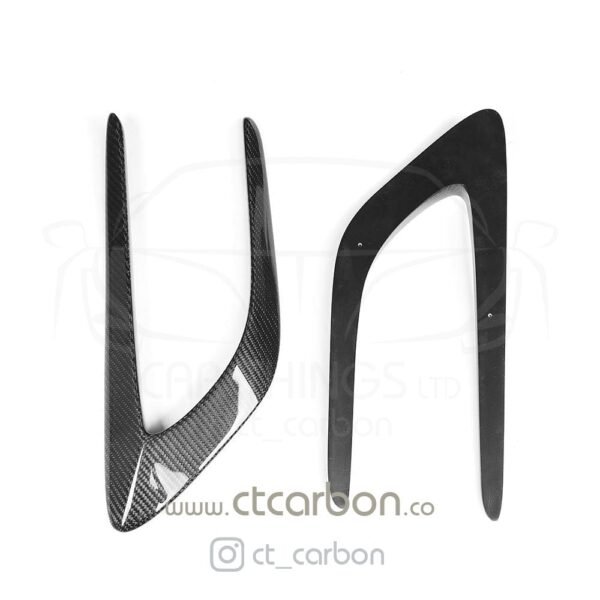 MERCEDES C63/C63S W205 COUPE CARBON FIBRE WING TRIMS - Image 6