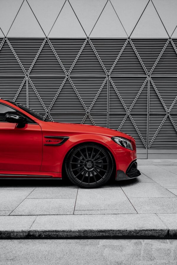 MERCEDES C63/C63S W205 COUPE CARBON FIBRE WING TRIMS - Image 3