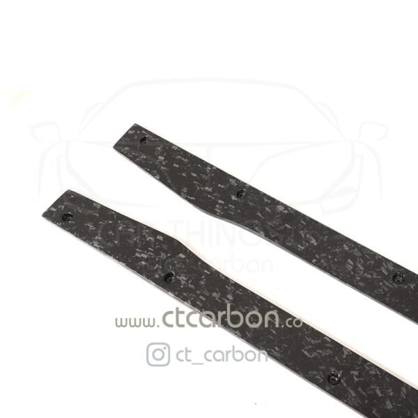 MERCEDES C63/C63S W205 COUPE & SALOON FORGED CARBON FIBRE SIDE SKIRTS - D STYLE - Image 11