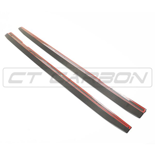 MERCEDES E63 W213 CARBON FIBRE SIDE SKIRTS - CT DESIGN - Image 7