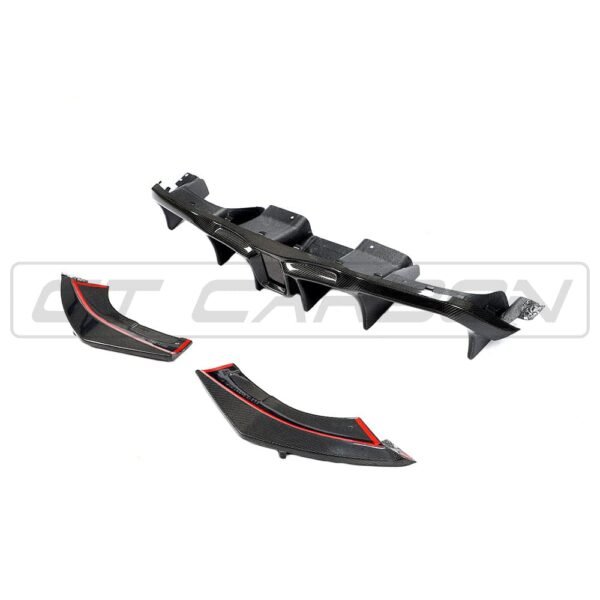 BMW M2/M2C F87 AGGRESSIVE CARBON FIBRE DIFFUSER - Image 13