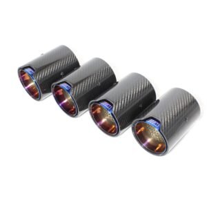BMW M2/M3/M4/M5 F10/F80/F82/F83/F87 CARBON FIBRE EXHAUST TIPS - BURNT ENDS x4