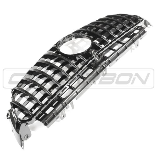 MERCEDES W213 & C238 2017-2020 E-CLASS GLOSS BLACK PANAMERICA GRILLE - Image 2