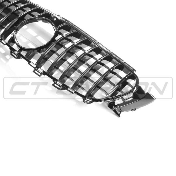 MERCEDES W213 & C238 2017-2020 E-CLASS GLOSS BLACK PANAMERICA GRILLE - Image 4