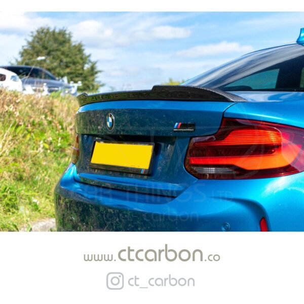 BMW M2 / M2C F87 & F22 2 SERIES CARBON FIBRE SPOILER - CS STYLE - Image 2