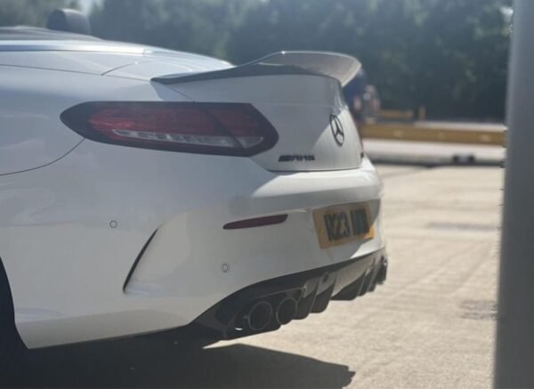MERCEDES C63/C CLASS W205 CONVERTIBLE CARBON SPOILER - PS STYLE - Image 2