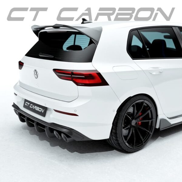 VW GOLF MK8 R CARBON FIBRE DIFFUSER - CT DESIGN - Image 5