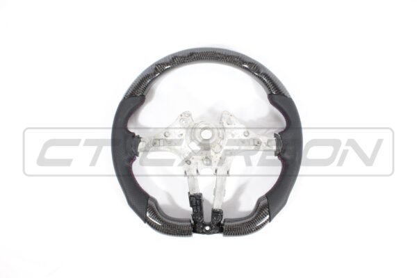 BMW FXX CARBON FIBRE / LEATHER FLAT BOTTOM STEERING WHEEL - Image 14