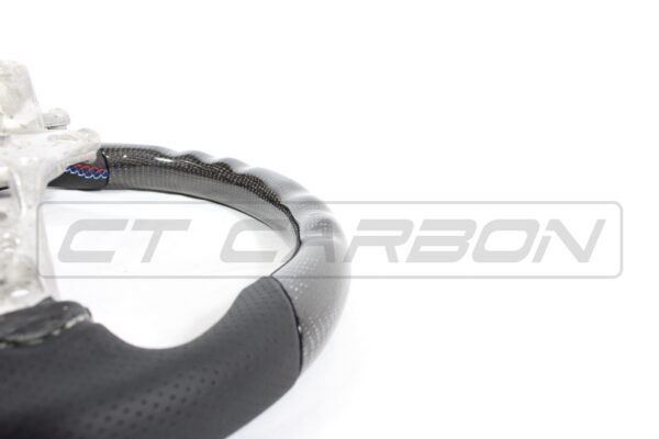 BMW FXX CARBON FIBRE / LEATHER FLAT BOTTOM STEERING WHEEL - Image 16