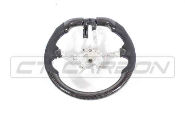 BMW FXX CARBON FIBRE / LEATHER FLAT BOTTOM STEERING WHEEL - Image 9
