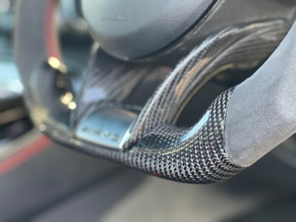 MERCEDES AMG CARBON FIBRE / ALCANTARA STEERING WHEEL - Image 3