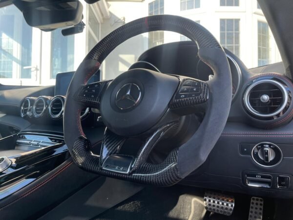 MERCEDES AMG CARBON FIBRE / ALCANTARA STEERING WHEEL - Image 2