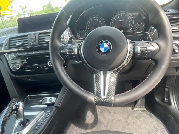 BMW Fxx M CAR CARBON FIBRE STEERING WHEEL TRIM - Image 3