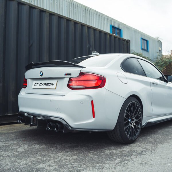 BMW M2/M2C F87 AGGRESSIVE CARBON FIBRE DIFFUSER - Image 2