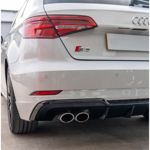 AUDI A3/S3 8V FACELIFT SPORTBACK 5 DOOR GLOSS BLACK DIFFUSER - Image 5